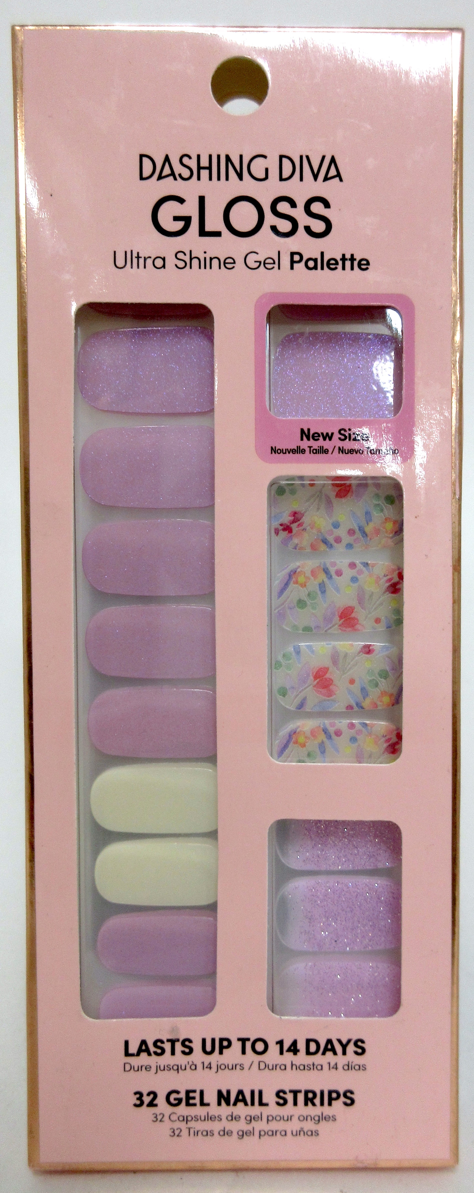 Dashing Diva Gloss Spring Shimmer Gel Nail Strips