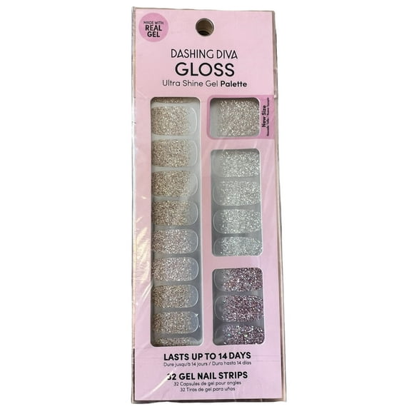 Dashing Diva Gloss Ultra Shine Gel Effects, Coming in Hot, 32 Gel Nail Strips