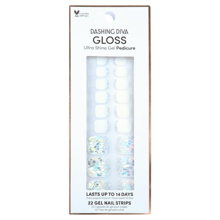 Dashing Diva GLOSS Gel Nail Polish Strips, Beachcombers, Includes 32 Strips