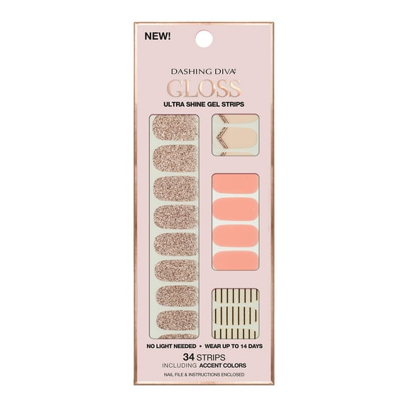 Dashing Diva Gloss Ultra Shine Gel Strip In The Blush