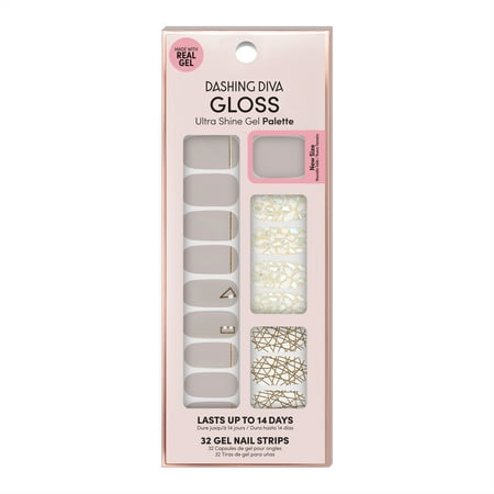 Dashing Diva Gloss Ultra Shine Nail Art Gel Palette, All Lined up