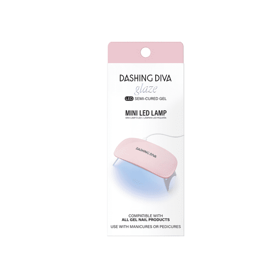 Dashing Diva LED Mini Lamp | Portable Curing Light | Compatible with All Glaze and Gel Nail Products