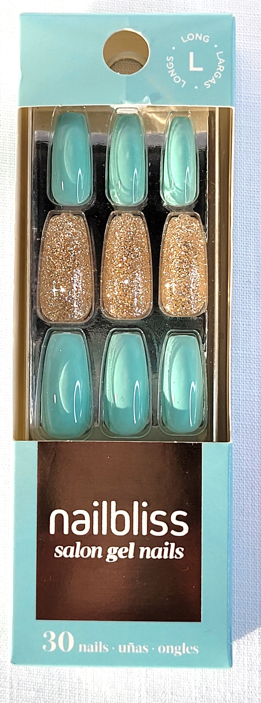 Dashing Diva Nailbliss Salon Gel Nails GN84 Mediterranean Muse Long