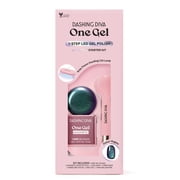 Dashing Diva One Gel Magnetic, Starter Kit with LED Lamp, Magnetic Effects Tool, and Gel Nail Polish, Rogue, 1 10ml / 0.33 fl oz