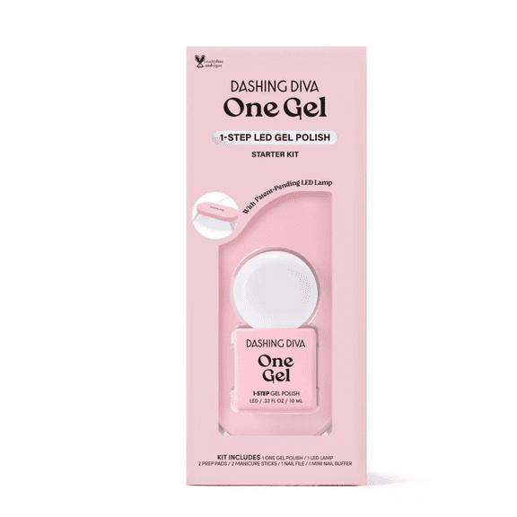 Dashing Diva One Gel Color Nail Polish Starter Kit - Daikon - 8ct