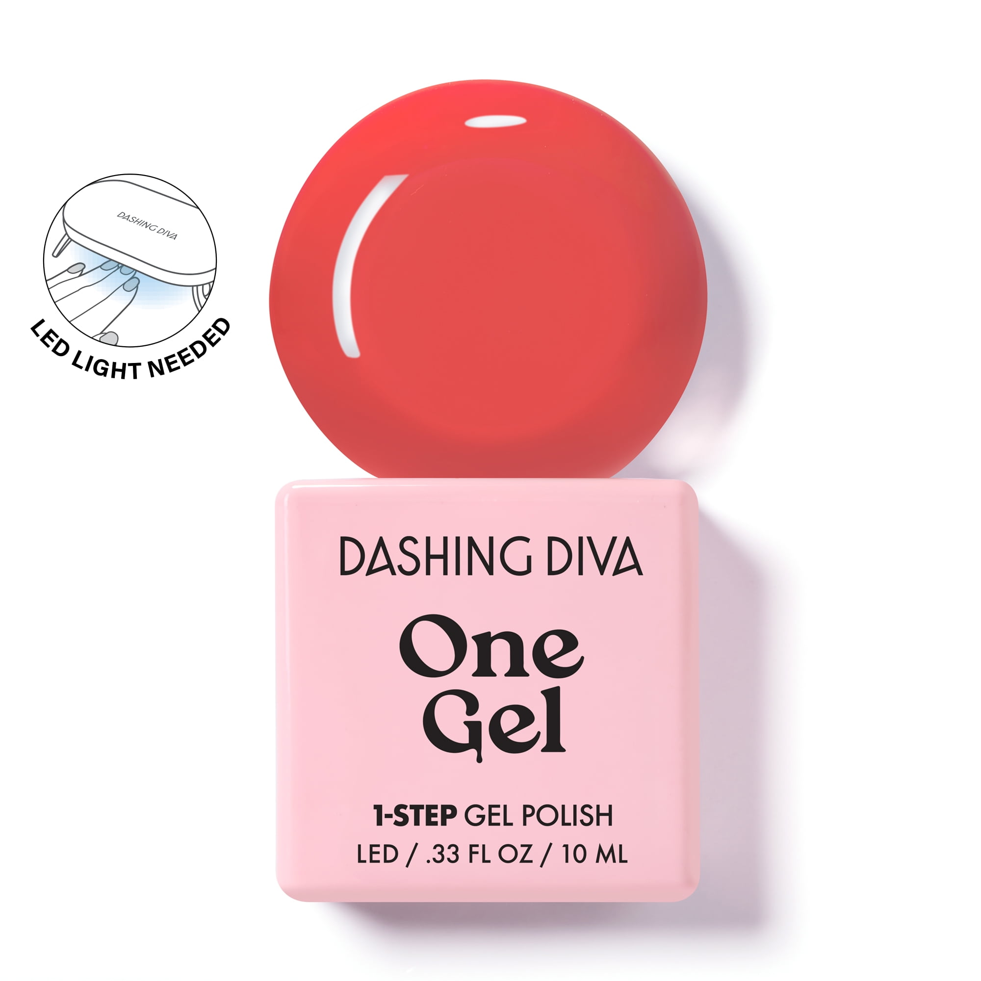 Dashing Diva ONE GEL COLOR, Gel Nail Polish, Sonic, 1 10ml / 0.33 oz