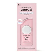Dashing Diva ONE GEL COLOR, Starter Kit with LED Lamp, and Gel Nail Polish, Daikon, 1 10ml / 0.33 oz
