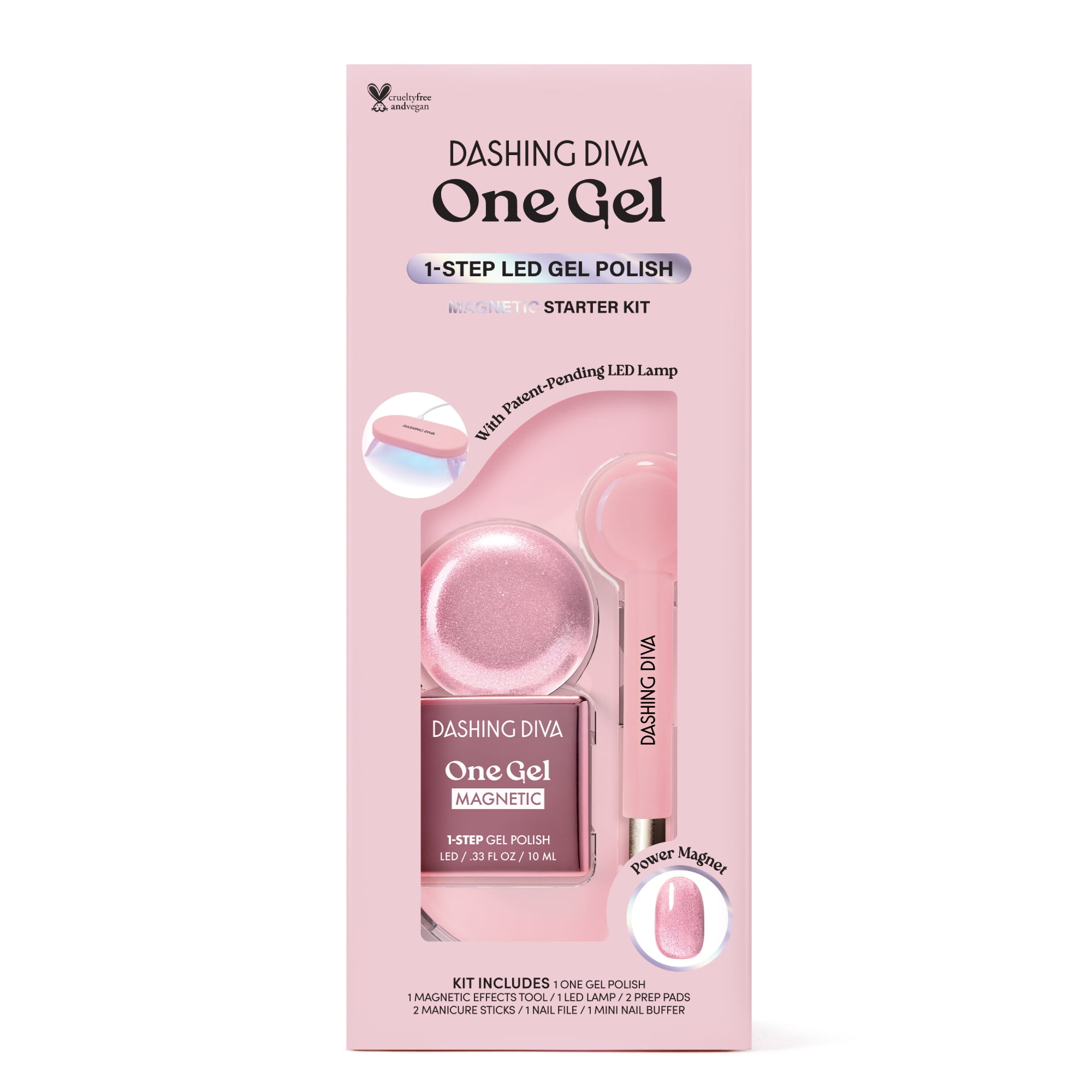 Dashing Diva ONE GEL Magnetic Starter Kit, Moment, 0.33oz