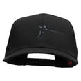 thumbnail image 1 of Dashing Fencer Embroidered Cotton Twill Pro Style Cap - Black OSFM, 1 of 5