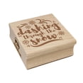 thumbnail image 1 of Dashing Through the Snow Winter Snowflakes Christmas Square Rubber Stamp Stamping Scrapbooking Crafting - Small 1.25in, 1 of 7