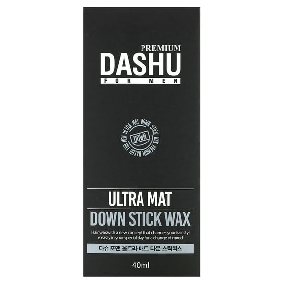 Dashu For Men, Premium Ultra Mat Down Stick Wax, 40 ml