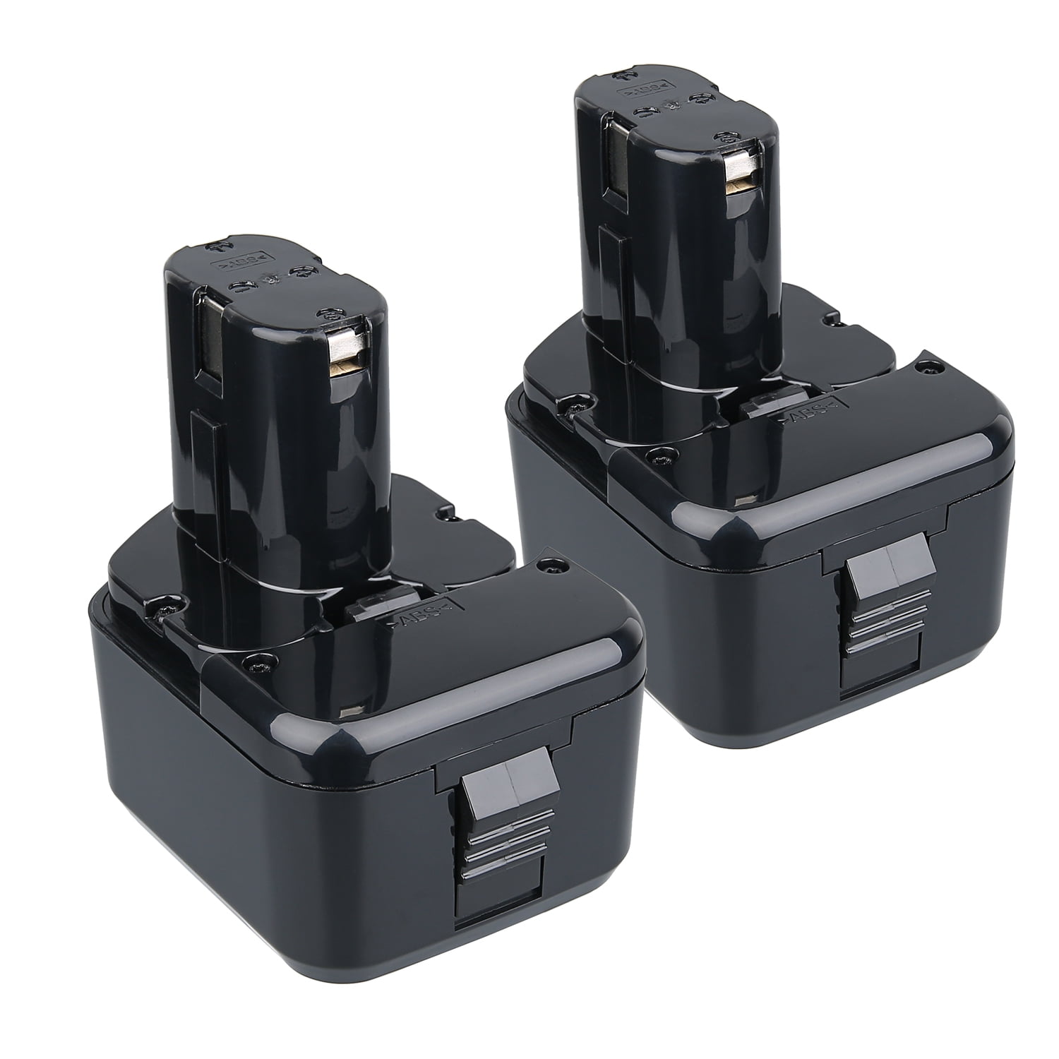 2-Pack Hitachi EB1214S Replacement Battery - 12V, 1300mAh NiCd For Hitachi Power Tools