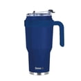 thumbnail image 1 of Dasoch 40 oz Tumbler with Handle and Straw Lid-Stainless Steel-Navy Blue, 1 of 5