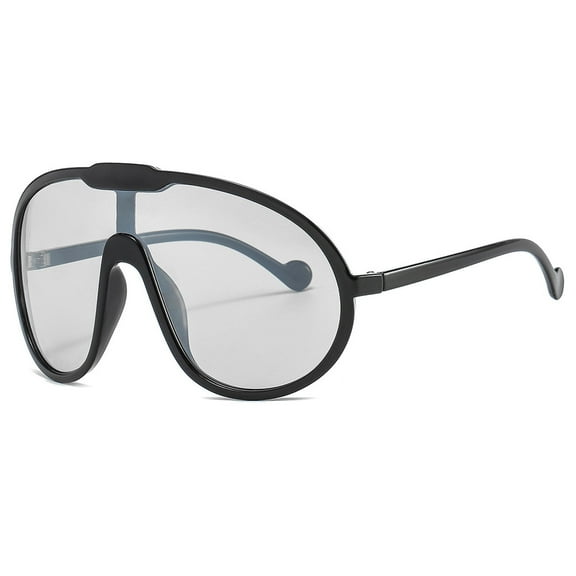 Dasoch Fashion sunglasses for women-Black Silver