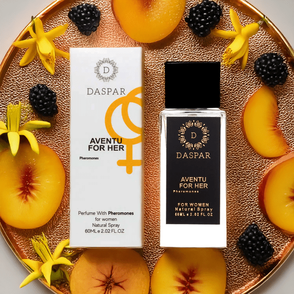Daspar Aventu Her Eau de Parfum, Fruity Chypre Pheromone for Women, 12-Hour Scent, 2.02 oz