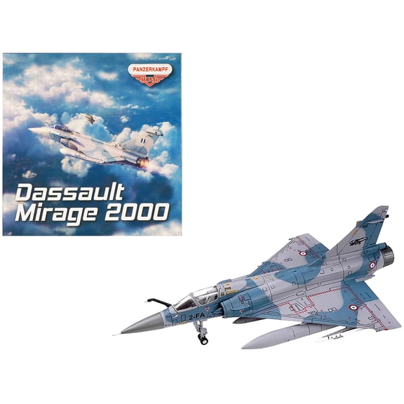 Dassault Mirage 2000-5F Fighter Aircraft "2-FA Cigognes" French Air Force "Wing" Series 1 72 Diecast Model by Panzerkampf