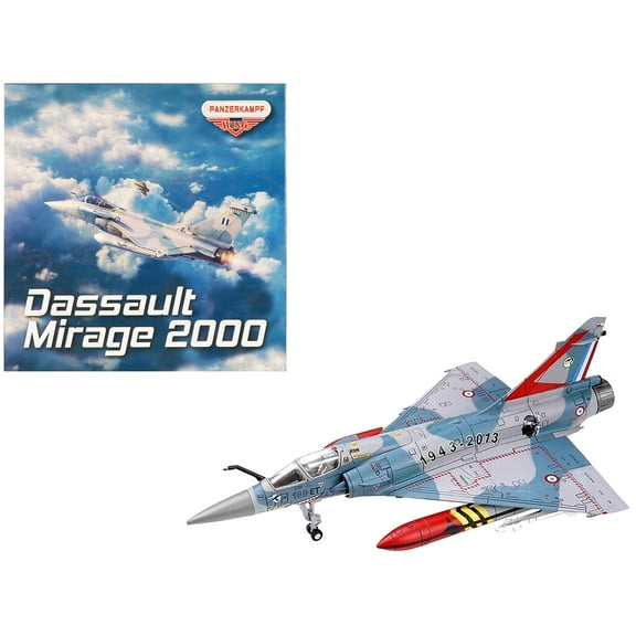 Dassault Mirage 2000-5F Fighter Aircraft "Corsica Squadron" French Air Force "Wing" Series 1/72 Diecast Model by Panzerkampf