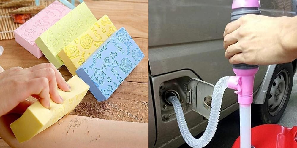 Dastav Soft Body Scrubber Korean Bath Sponge Dead Skin Remover Bathing ...