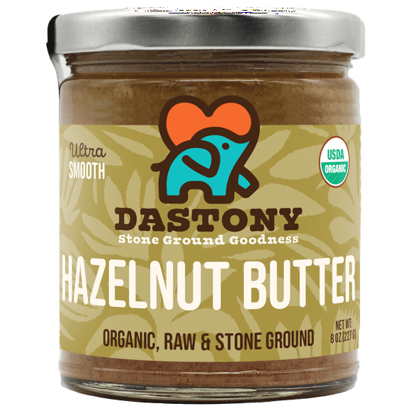 Dastony - 100% Organic Hazelnut Butter - 8 oz.
