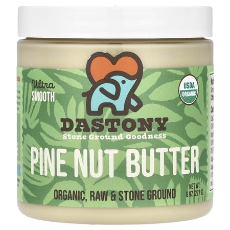Dastony Organic Pine Nut Butter, Ultra Smooth, 8 oz (227 g)