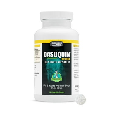 Nutramax Dasuquin for Small to Medium Dogs, Joint Health Supplement, Contains Glucosamine for Dogs, Plus Chondroitin, ASU, MSM and More, Supports Healthy Joints, Chewable Tablets, 84 Count