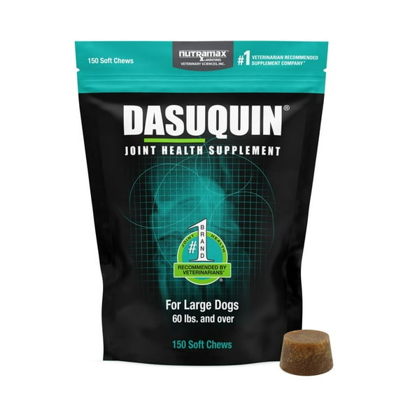 Nutramax Dasuquin for Large Dogs, Joint Health Supplement, Contains Glucosamine for Dogs, Plus Chondroitin, ASU and More, Supports Healthy Joints, Soft Chews, 150 Count