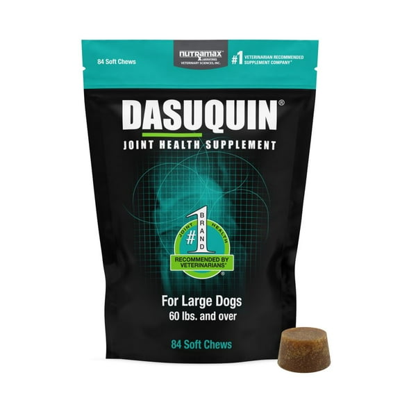 Nutramax Dasuquin for Large Dogs, Joint Health Supplement, Contains Glucosamine for Dogs, Plus Chondroitin, ASU and More, Supports Healthy Joints, Soft Chews, 84 Count