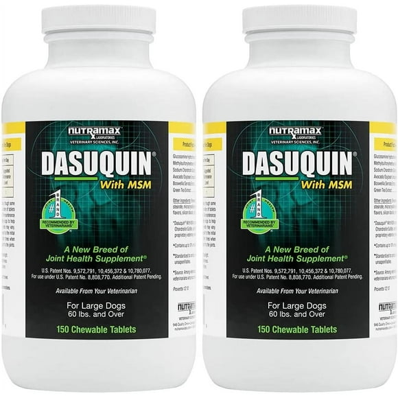 Dasuquin w/ MSM for Large Dogs 150 Chew Tabs-- 2 Pack