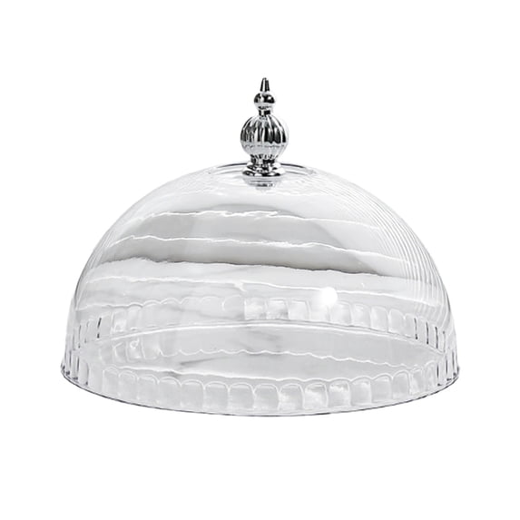 Dasuuxi Cake Dome Cover, Cover Pastry Display Cloche Serving Dish Cover Versatile Cake Cover Lid Food Dome for Kitchen Camping Wedding Home B