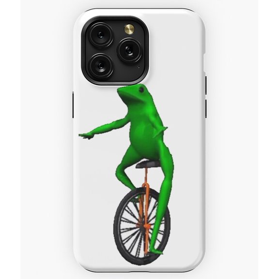 Dat Boi Funny Frog Meme on Unicycle G6019 Phone Case for iPhone17 16 15 14 13 12 11 Pro Max