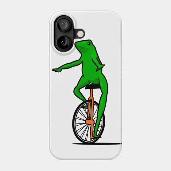 Dat Boi Unicycle Frog Funny Meme Graphic T Shirt Case for Apple iPhone 11 to 17