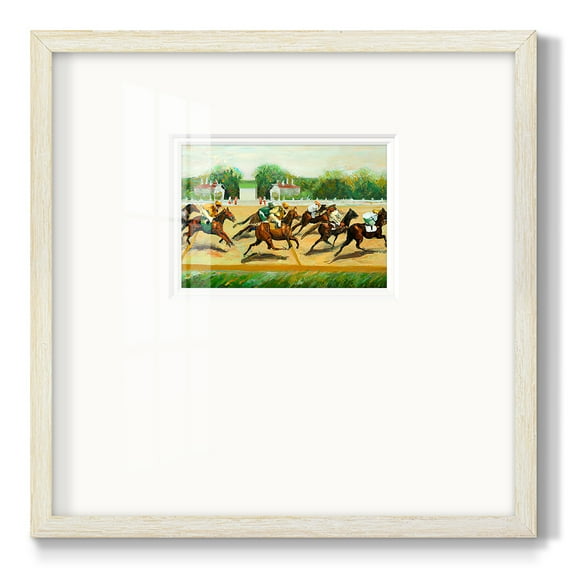 Dat at the Race IIIPremium Framed Print