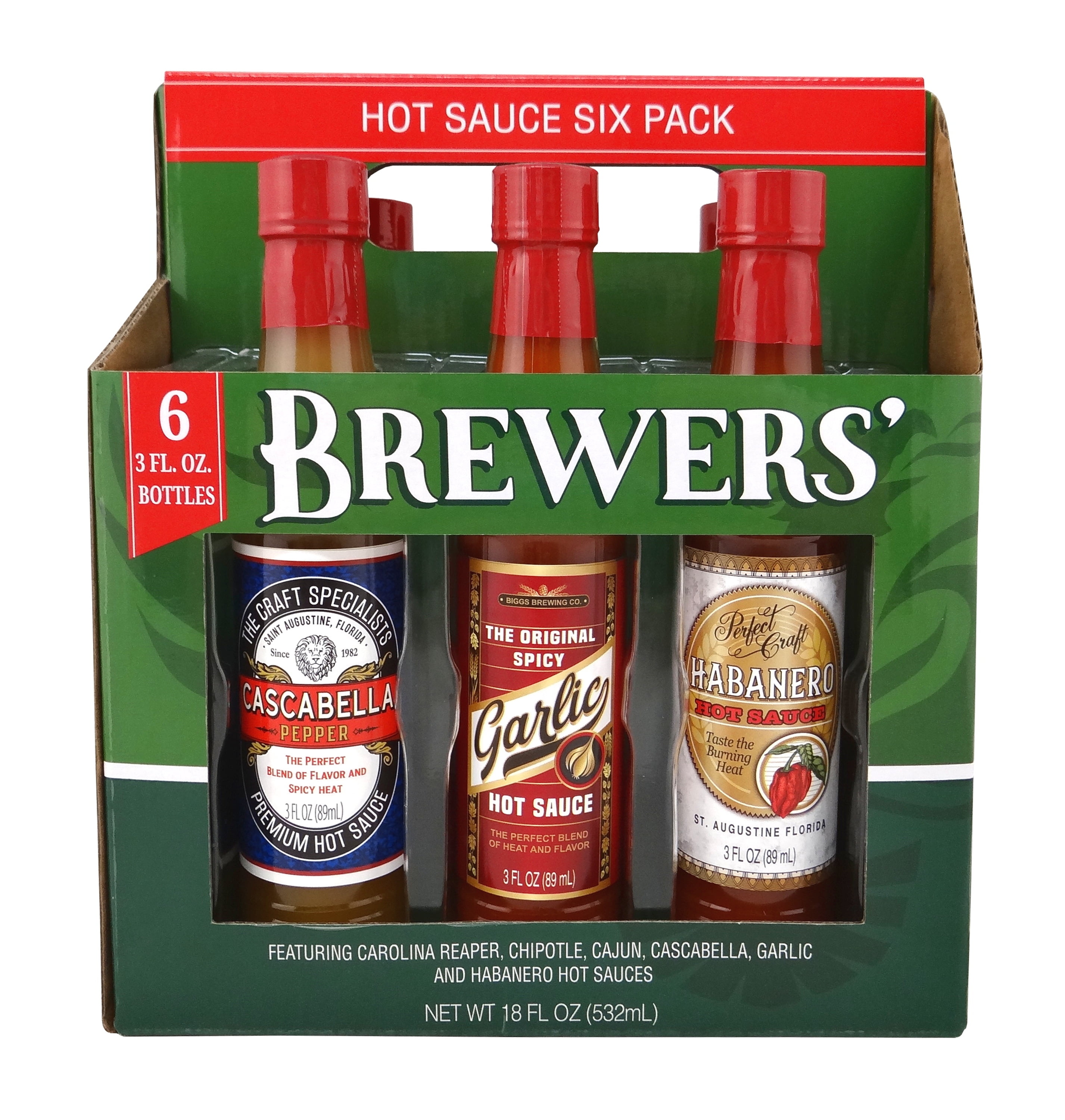 Dat'l Do-It Brewers 6 Pack Hot Sauce Set, 18 fl oz
