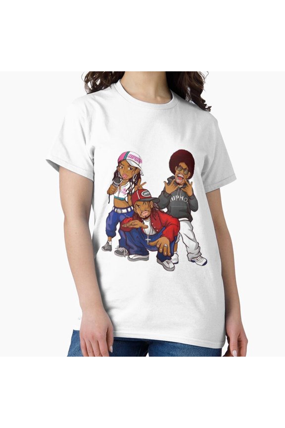 Dat's Hip-Hop Traditional B-Boy Breakdance Boombox Graffiti Variant B T-Shirt