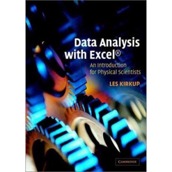 Pre-Owned Data Analysis with Excel: An Introduction for Physical Scientists (Paperback) 0521797373 9780521797375