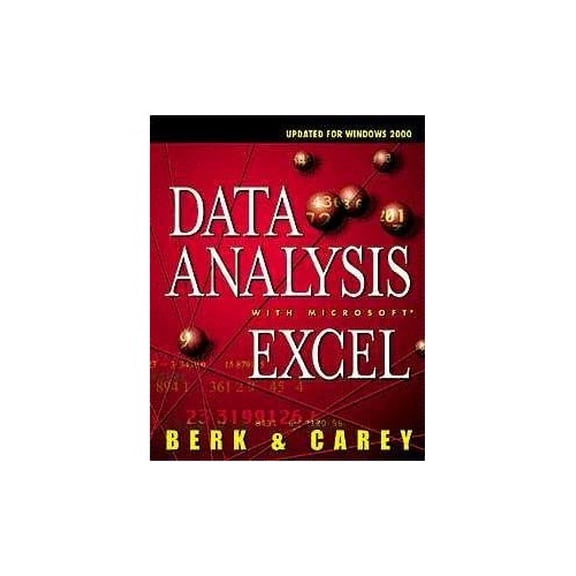 Pre-Owned Data Analysis with Microsoft Excel: Updated for Office 2000 (Paperback) 0534362788 9780534362782