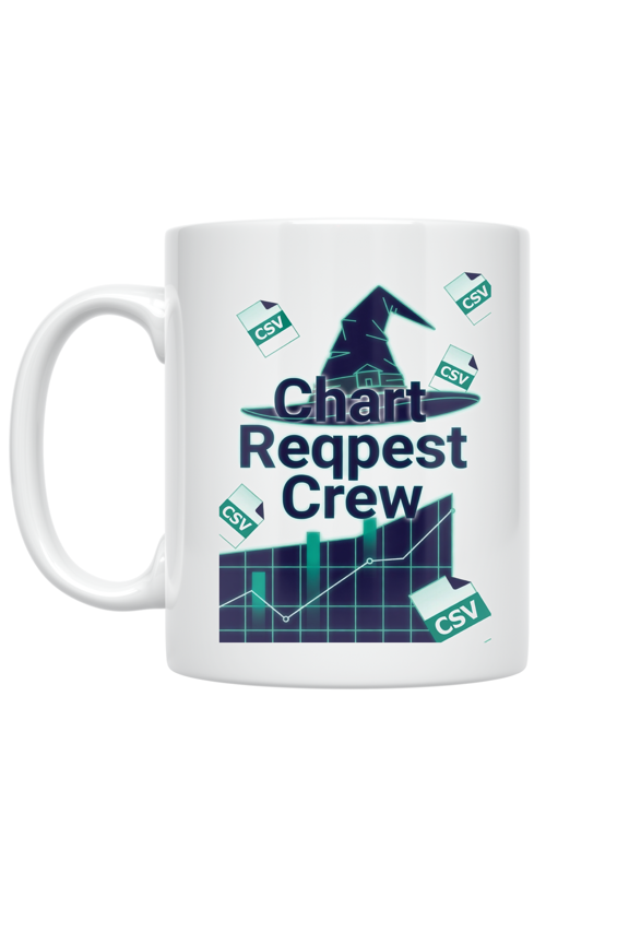 Data Analyst Humor - Chart Request Crew - 11 oz Ceramic Coffee Mug