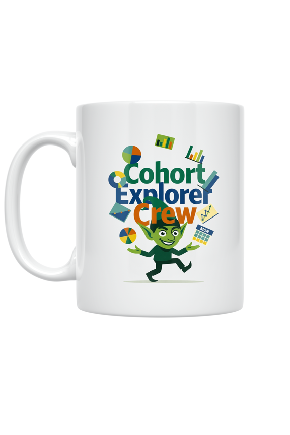 Data Analyst Humor Goblin Juggling Charts - Data Analyst Crew - 11 oz Ceramic Coffee Mug