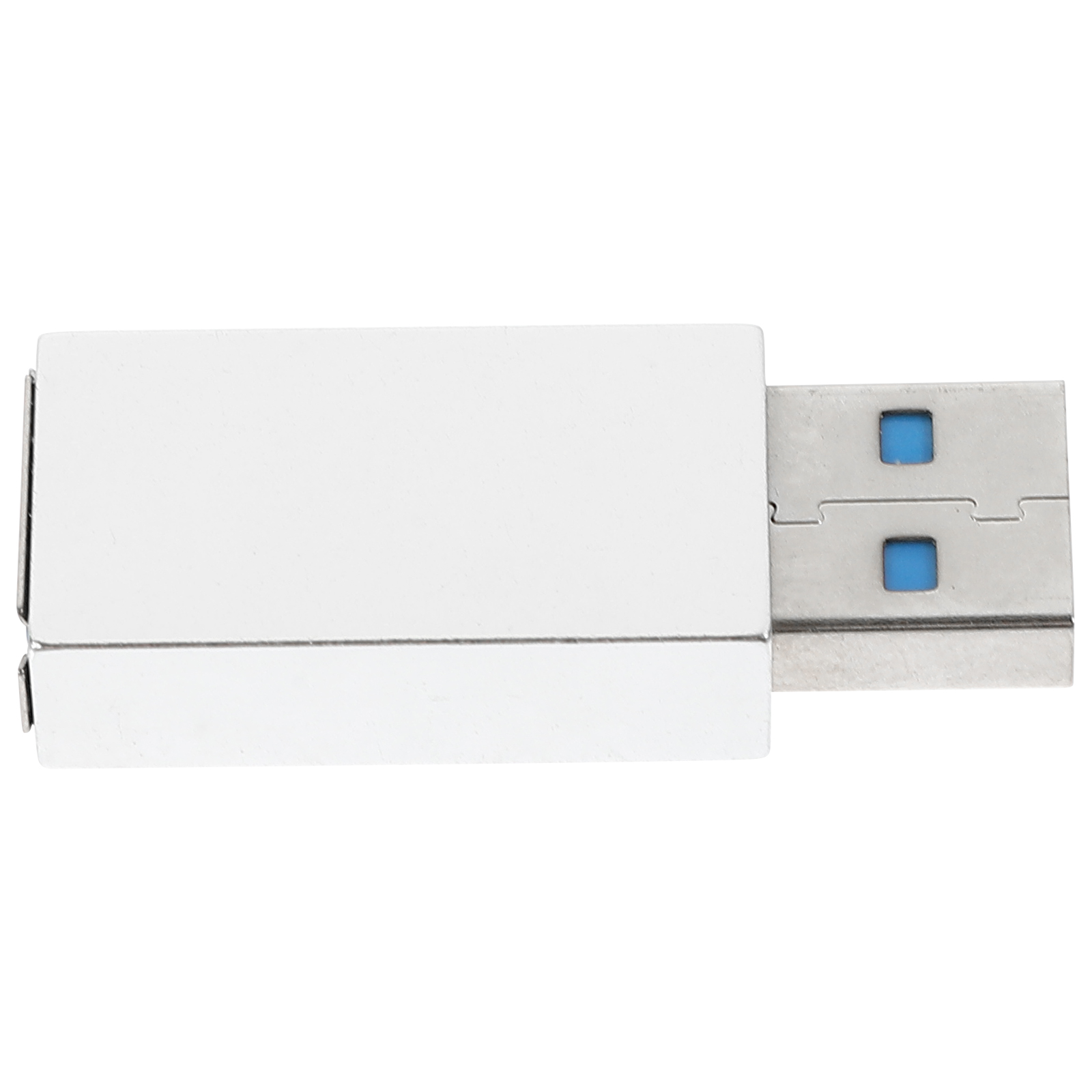 Data Blocker USB Connector Sync Juice Charge Colodial Silver Charge