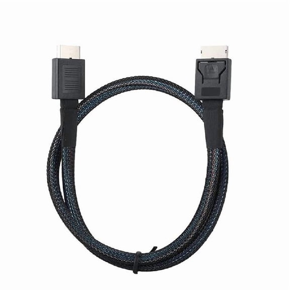 Data Cable PCIE Oculink SFF 8611 to SFF8611 Extension Cable 24Gbps
