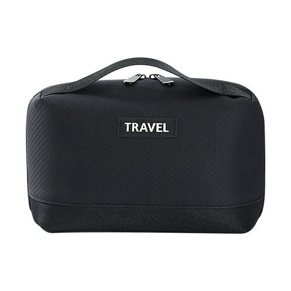 Data Cable Storage Bag,Electronic Organizer Accessory Cable Organiser Bag Water-Resistant Travel Essentials Tech Pouch for Charger, Cables, Hard Drive, Power Bank, Memory Card (Black)