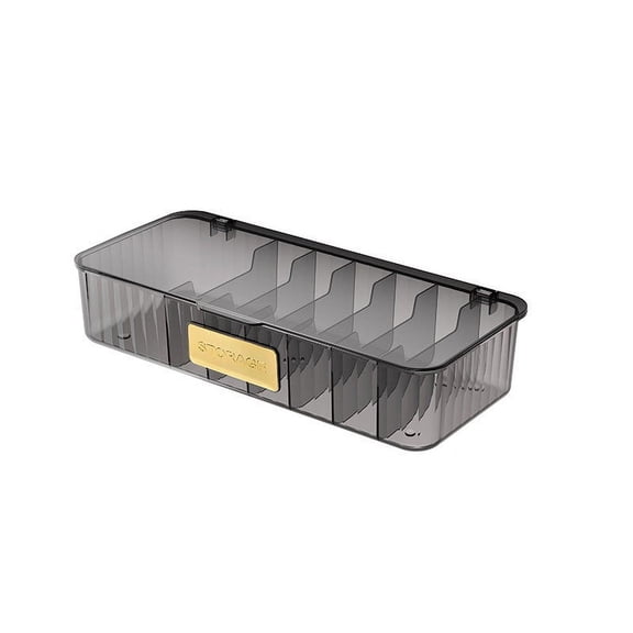 Data Cable Storage Box | Desktop Charger Organizer with Multiple Compartments for Earphones, Phone Chargers & Cables | Cord Management Drawer Organizer