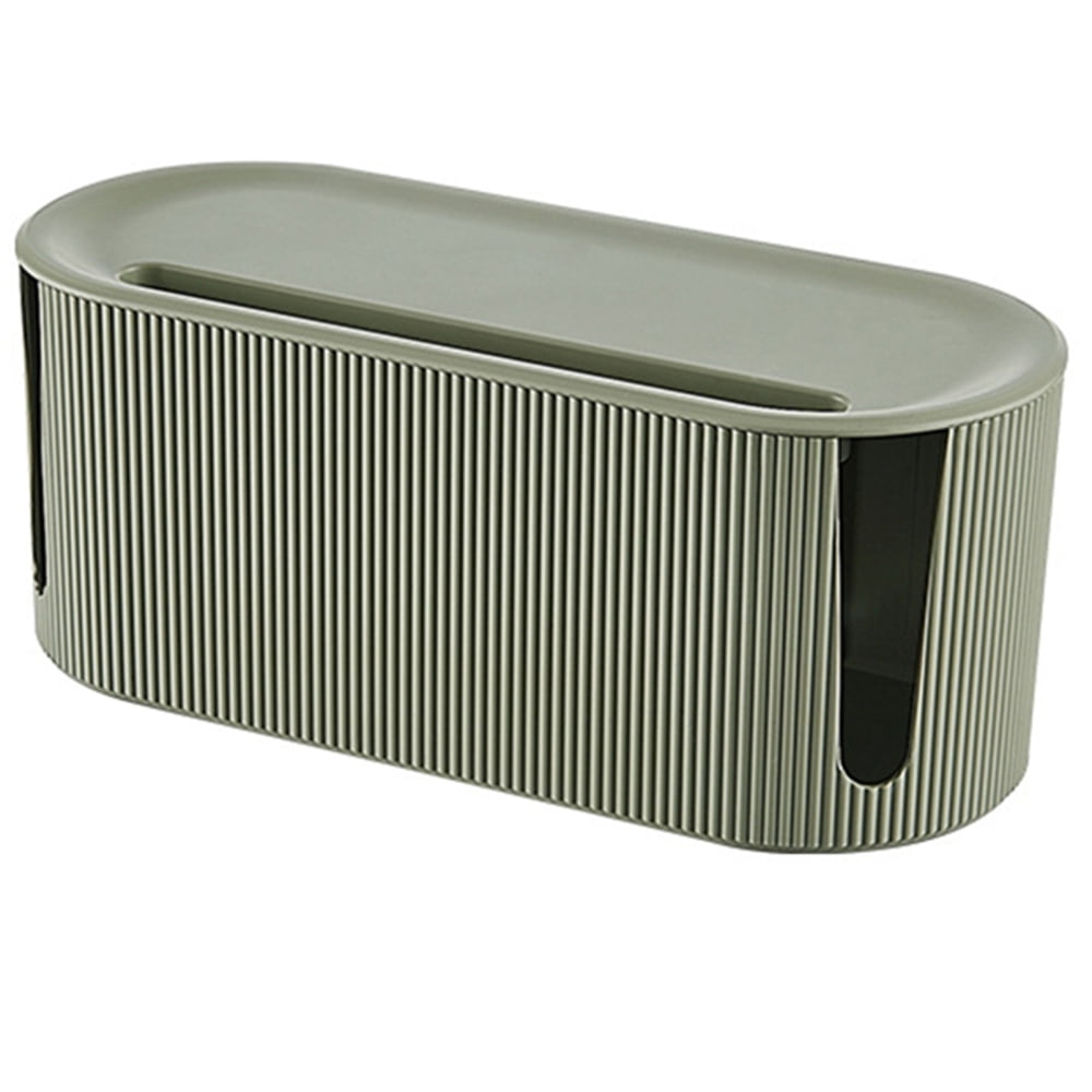 Data Cable Storage Box Easy To Use Box With Lid Cord Hider Box For