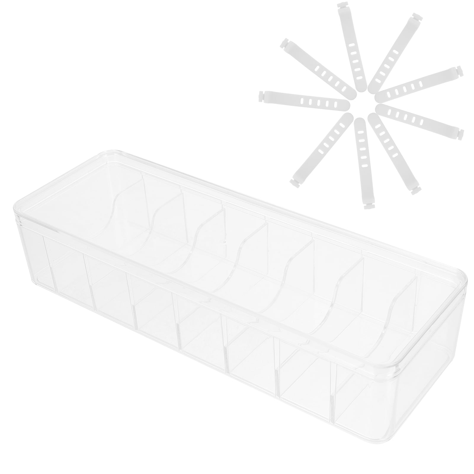 Data Cable Storage Box Wires Storage Boxes Cable USB Transparent 26