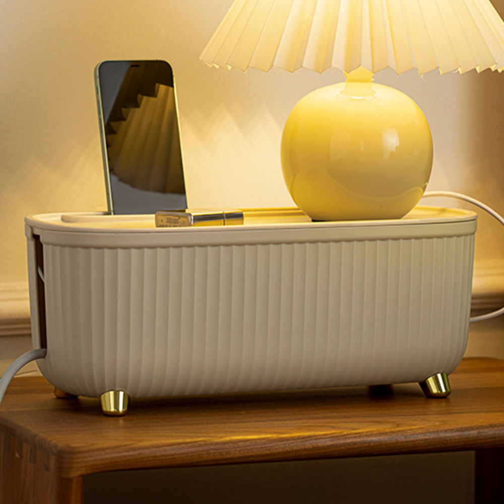 Data Cable Storage Box for Plug In Boards Cord Hider Box for Hiding