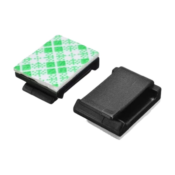 Data Cable Tie Mount Wires Fixing Clips, Ngxiha Adhesive Cable Clips, Data Cable Management Clips, Strong Cord Clips, Cord Organizer Holder for The Wall, Under Desk, Car, Office and Home