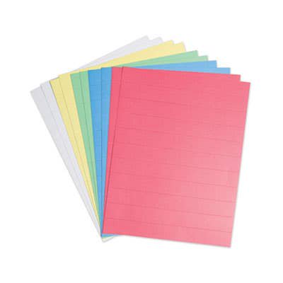 Data Card Replacement Sheet 8.5 x 11 Sheets, Assorted, 10/Pack