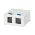 thumbnail image 1 of Data-Comm Electronics  Surface Mount box for Keystone Modules - Light Almond, 1 of 1