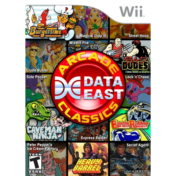 Restored Data East Arcade Classics | Nintendo Wii