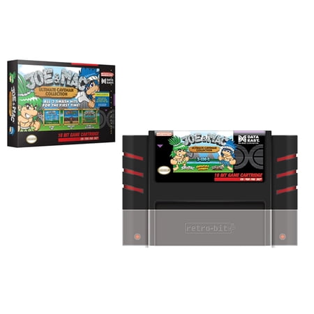 Data East RetroBit 3in1 Joe & Mac Ultimate Caveman Collection SNES Cartridge